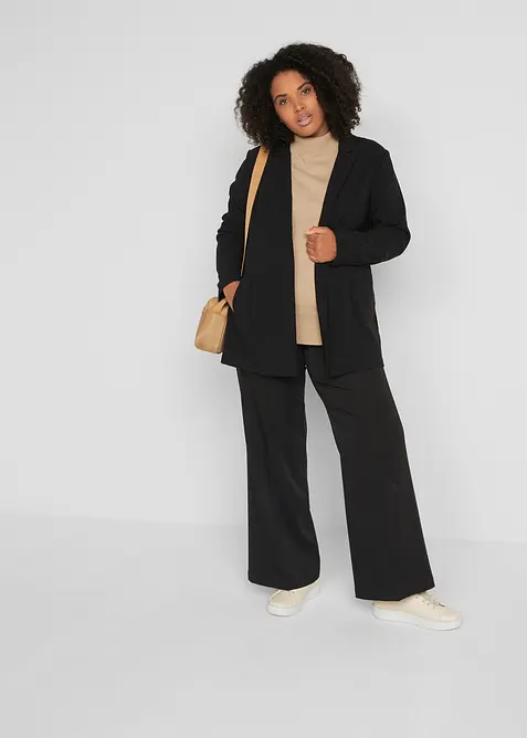 Základní svetr se stojáčkem a s recyklovanou bavlnou, bonprix