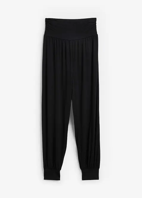 Harémové kalhoty se silikonovou páskou v pase, bonprix