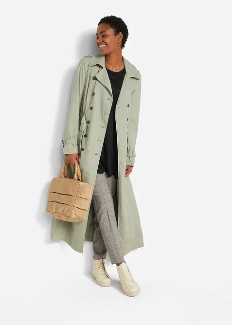 Dlouhé triko s volánem, z viskózy, bonprix