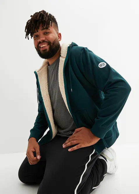 Termo mikina s hebkou flísovou podšívkou, bonprix