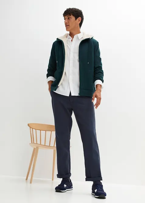 Termo mikina s hebkou fl&iacute;sovou pod&scaron;&iacute;vkou, bonprix