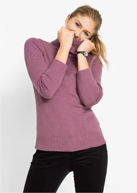 Svetr s rolákovým límcem, bonprix