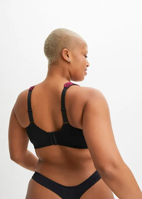 Odlehčující podprsenka bez kostic, s polstrovanými ramínky, bonprix