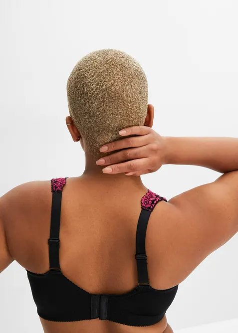 Odlehčující podprsenka bez kostic, s polstrovanými ramínky, bonprix