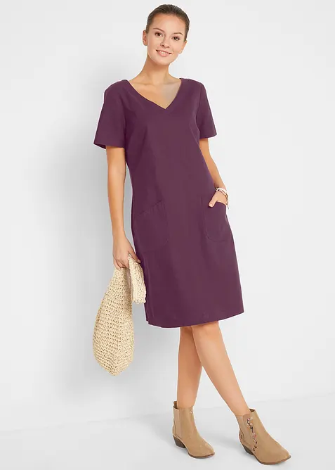 Minišaty se lnem, bonprix