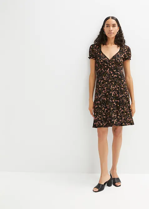 Žerzejové šaty z viskózové směsi, bonprix