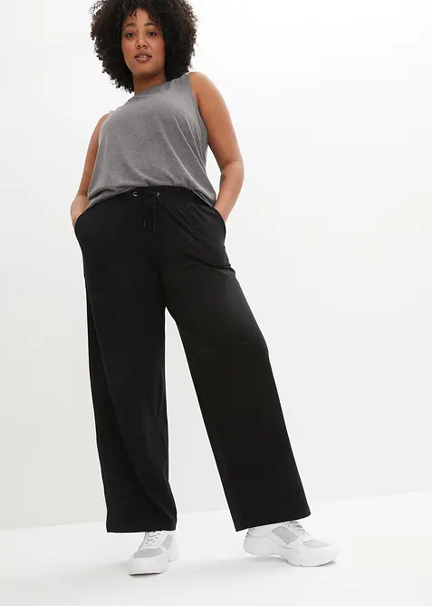 Sportovn&iacute; kalhoty ze směsi s bavlnou, bonprix