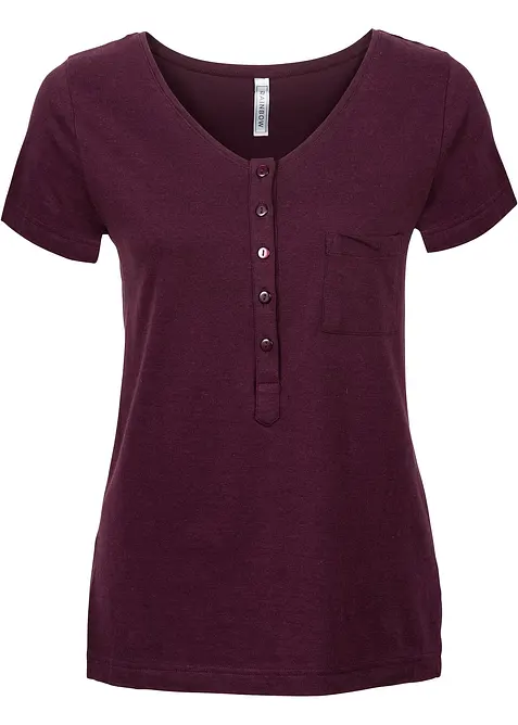 Tričko ze směsi bavlny s viskózou, bonprix