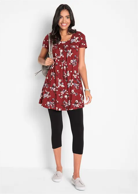 Strečové capri legíny s úzkým střihem (2 ks v balení), bonprix