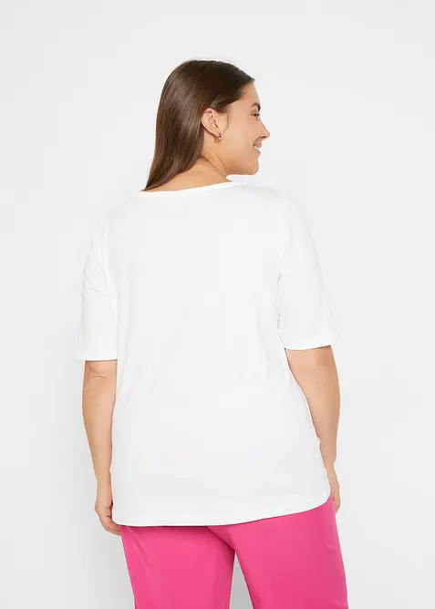 Tričko s lodičkovým výstřihem, bonprix