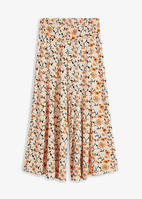 Kalhoty Palazzo ze splývavé viskózy, bonprix