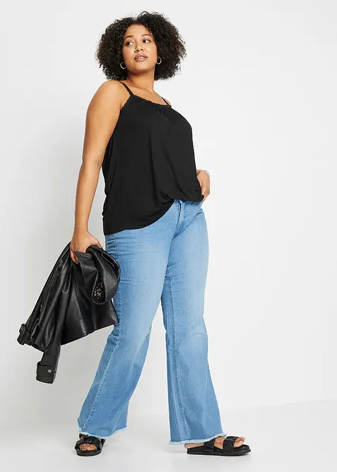 Top ze splývavé viskózy, bonprix