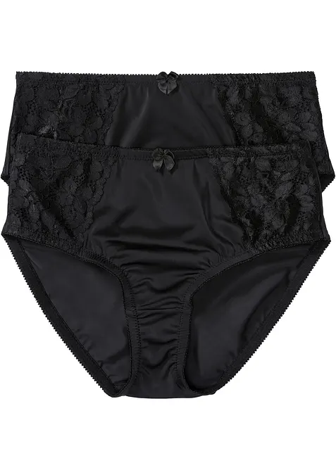 Maxikalhotky s jemnou krajkou (2 ks v balení), bonprix