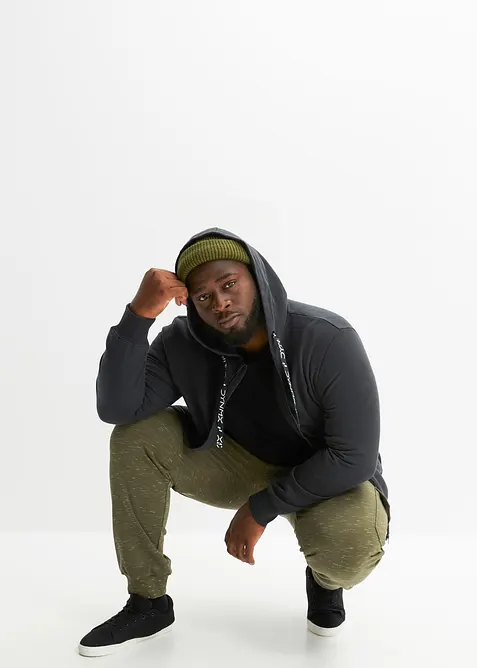 Rozepínací mikina s kapucí, z čisté organické bavlny, bonprix