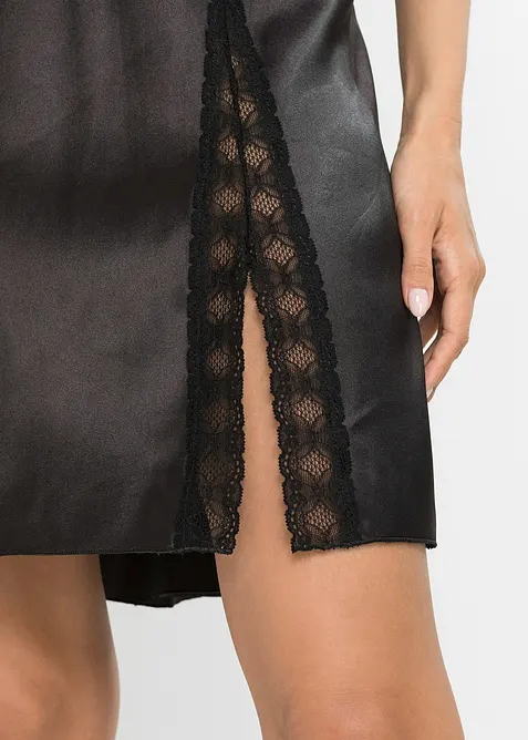 Saténové negližé, bonprix