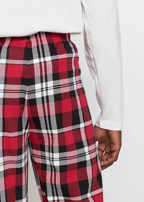 Pyžamo s dlouh&yacute;m ruk&aacute;vem, z čist&eacute; organick&eacute; bavlny, bonprix