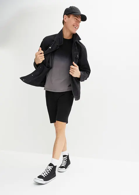 Tričko a teplákové bermudy (2dílná souprava), z čisté bavlny, bonprix