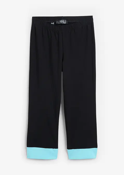 Sportovní capri legíny s kontrastními lemy, bonprix