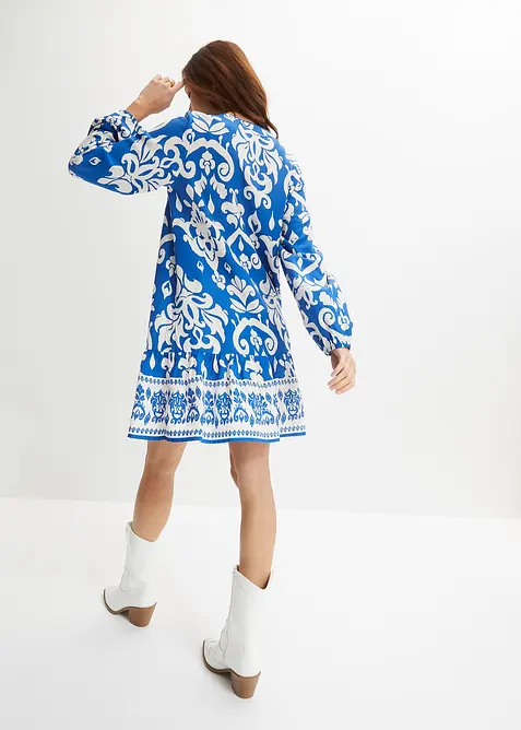 Tunikové šaty ze splývavé viskózy, bonprix