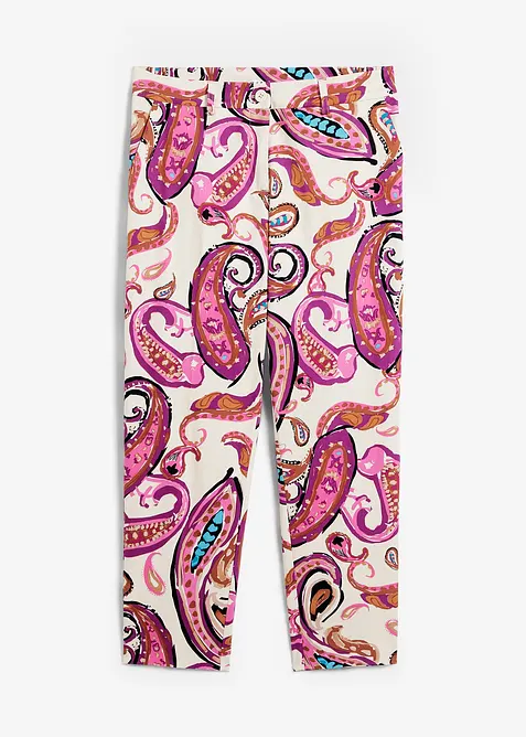 7/8 strečové kalhoty, bonprix