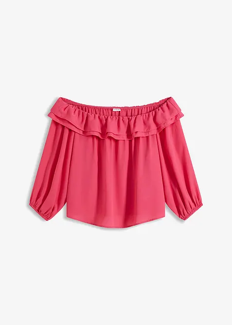 Carmen halenka z recyklovan&eacute;ho polyesteru, bonprix