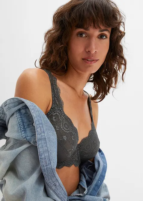 Podprsenka s kosticemi a jemnou krajkou (2 ks v balen&iacute;), bonprix