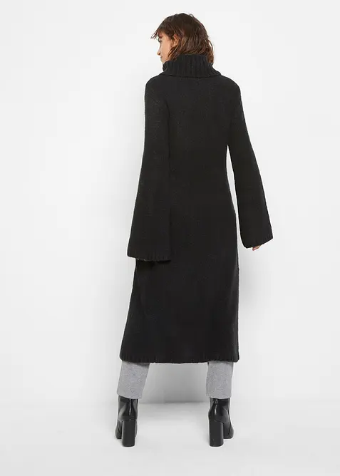 Dlouhý svetr s rolákem, různé varianty nošení, bonprix