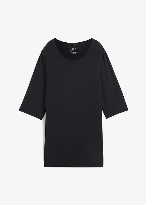 Dlouhé funkční triko s rozparkem, rychleschnoucí, bonprix