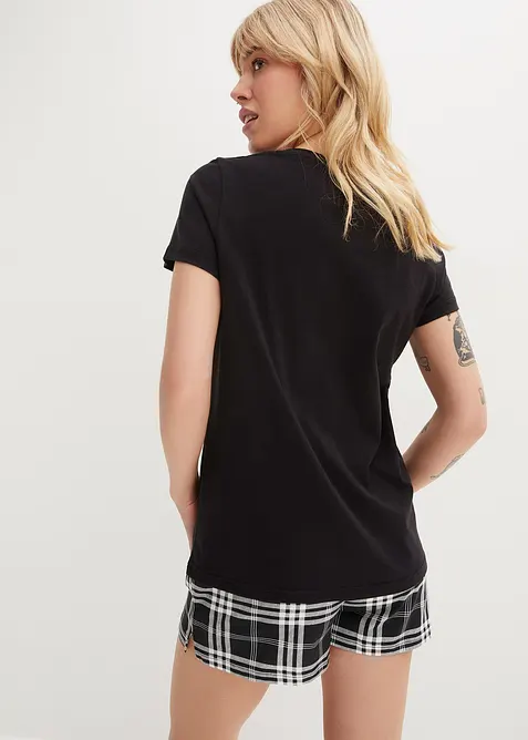 Kr&aacute;tk&eacute; pyžamo z čist&eacute; bavlny, bonprix