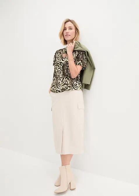 Tričko s gumou v pase, bonprix