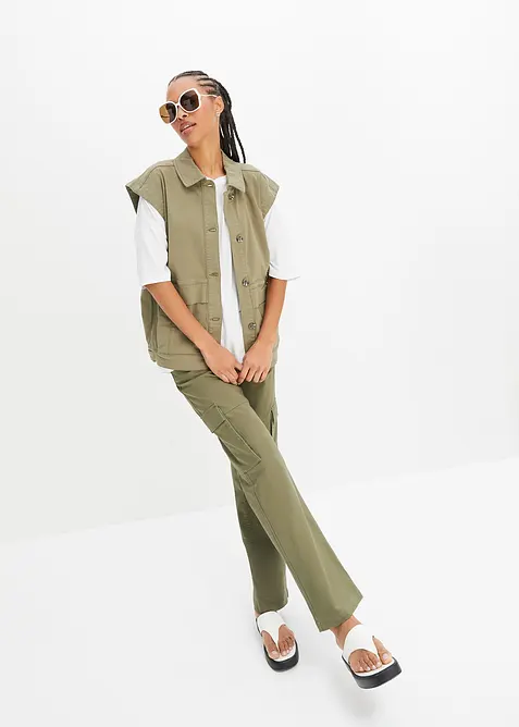 Oversize triko ze splývavé viskózy, bonprix