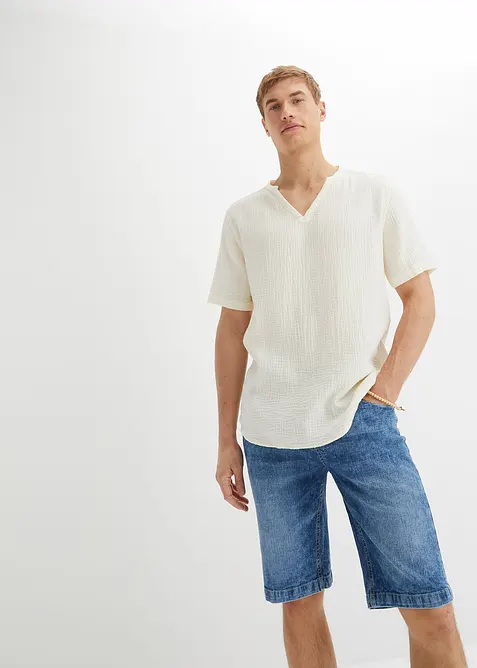 Ko&scaron;ile ze vzdu&scaron;n&eacute;ho mu&scaron;el&iacute;nu, kr&aacute;tk&yacute; ruk&aacute;v, bonprix