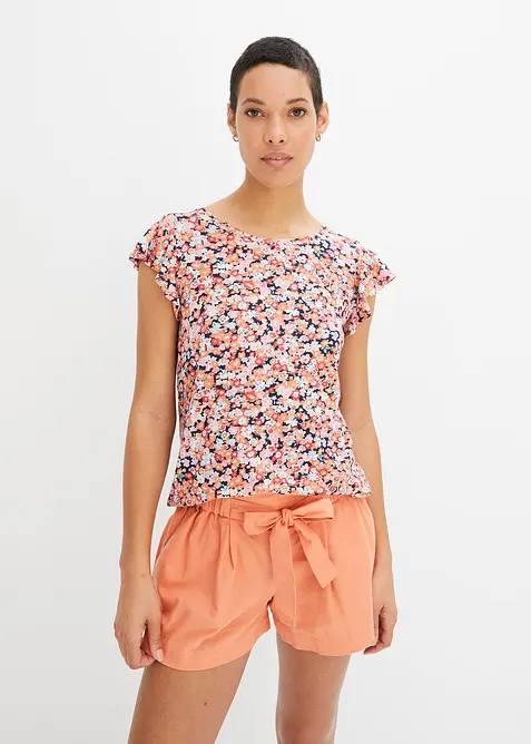 Triko s vol&aacute;nov&yacute;mi ruk&aacute;vy, bonprix