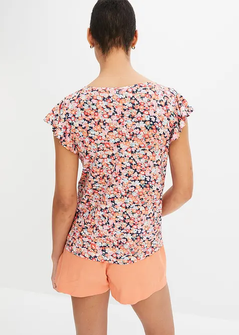 Triko s vol&aacute;nov&yacute;mi ruk&aacute;vy, bonprix