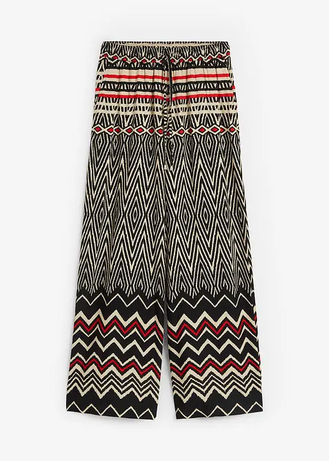 Kalhoty Marlene ze splývavé viskózy, bonprix