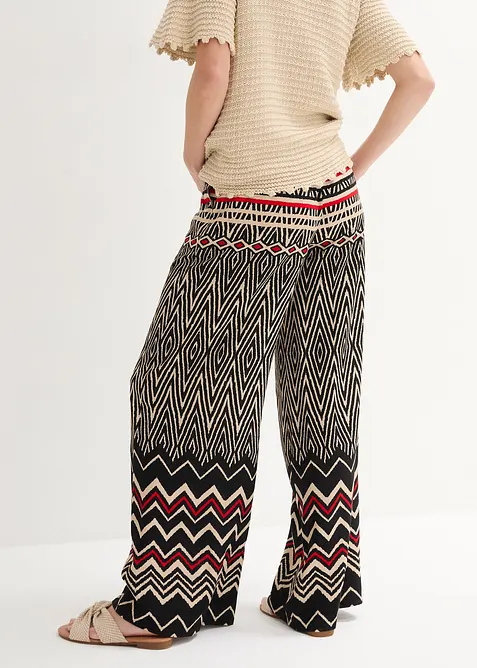 Kalhoty Marlene ze splývavé viskózy, bonprix