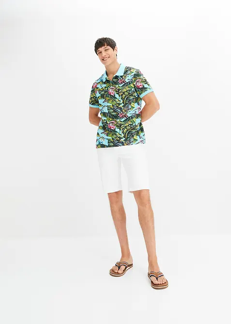 Pólo tričko z čisté organické bavlny, krátký rukáv, bonprix