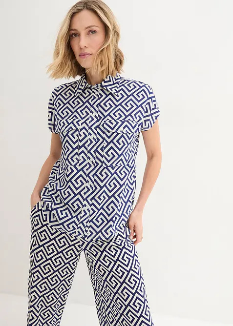 Halenka ze splývavé viskózy, bonprix