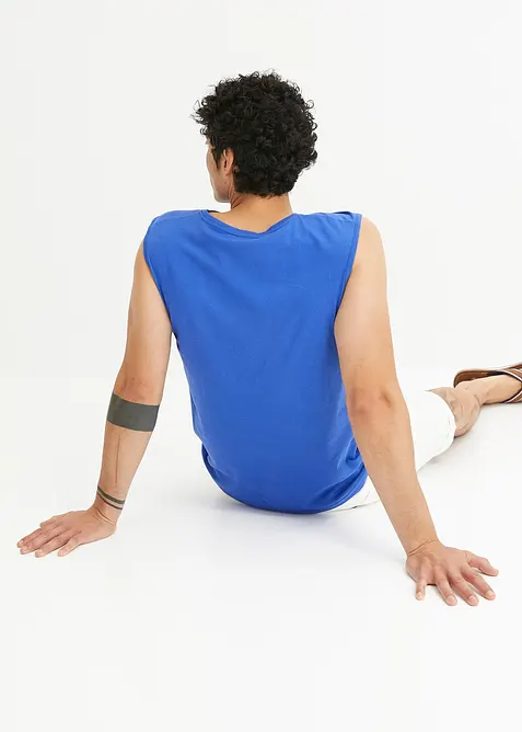 Triko bez rukávů, z čisté organické bavlny (2 ks v balení), bonprix