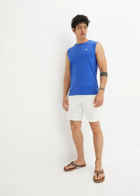 Triko bez rukávů, z čisté organické bavlny (2 ks v balení), bonprix