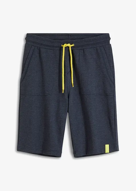 Teplákové bermudy v džínovém vzhledu, bonprix