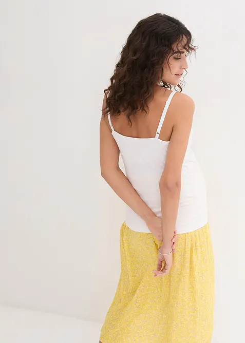 Těhotenský a kojicí top z organické bavlny (2 ks v balení), bonprix