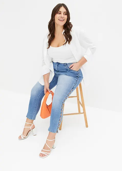 Strečové džíny Skinny, Mid Waist, bonprix