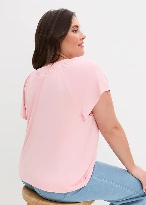 Tričko z visk&oacute;zov&eacute; směsi, bonprix