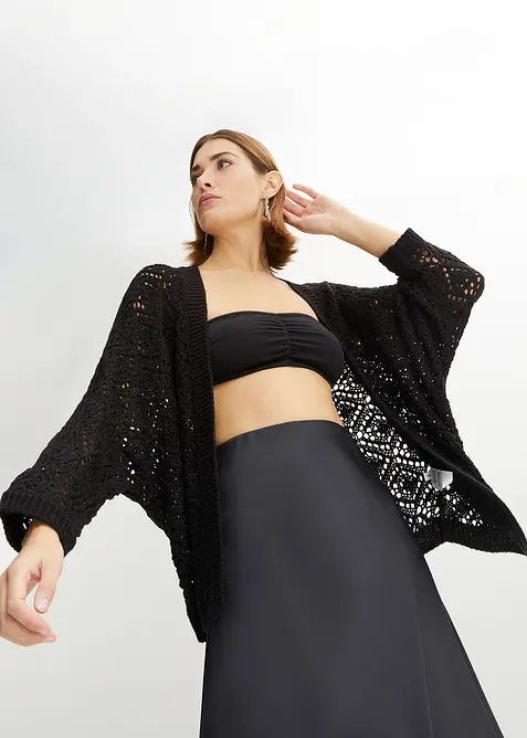 Pleten&yacute; ažurov&yacute; kab&aacute;tek, bonprix