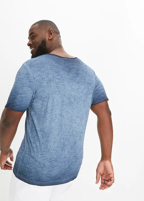 Tričko v sepran&eacute;m vzhledu, z čist&eacute; organick&eacute; bavlny, bonprix