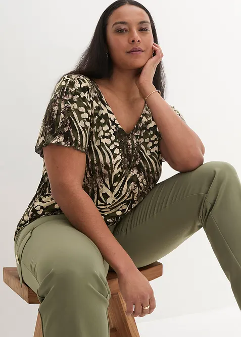 Tričko s gumou v pase, bonprix