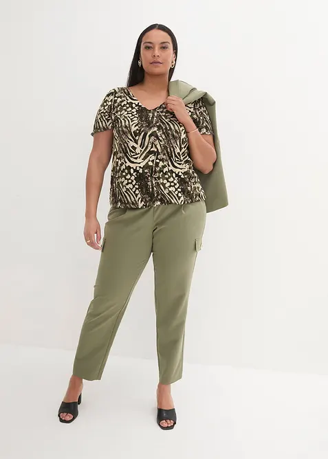 Tričko s gumou v pase, bonprix