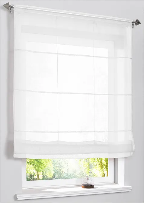 Skládaná roleta z lehkého voálu, bonprix