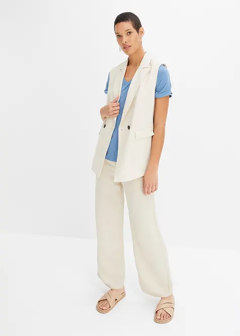 Tričko ze splývavé viskózové směsi, bonprix